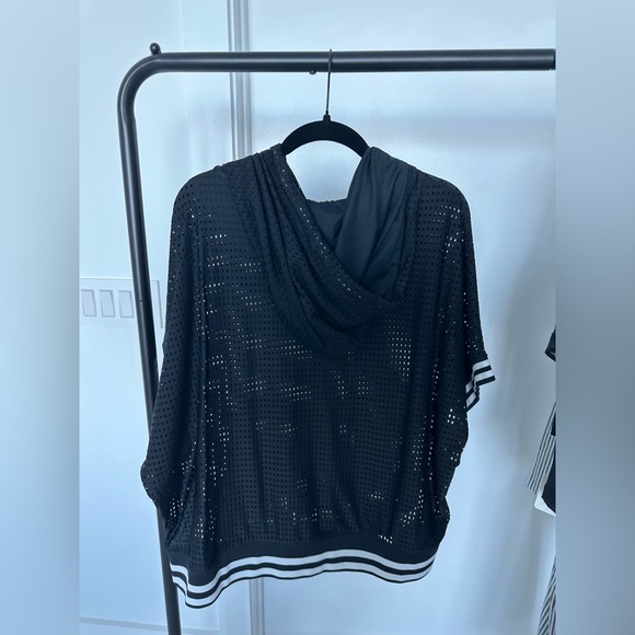 NWNT | Good American | THE MESH BOXER HOODIE | XL - Picture 2 of 2